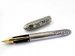 Stainless Steel Damascus Fountain Pen