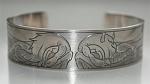 Cuff bracelet Angel and Devil birds