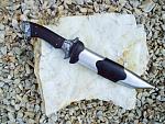 Integral Damast Art Knife ,, Seven Horse Bowie ,,